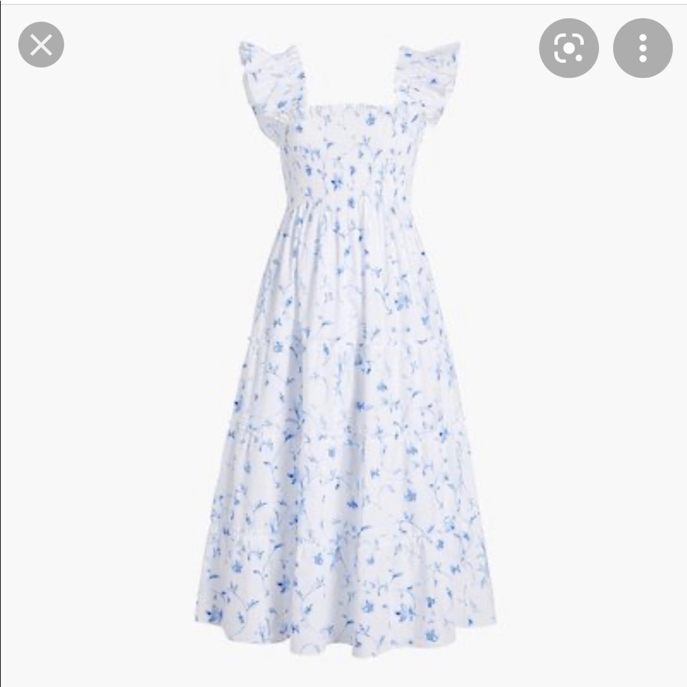 Blue floral Hill House nap dress